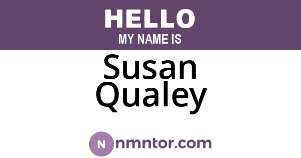 Susan Qualey