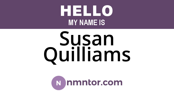 Susan Quilliams