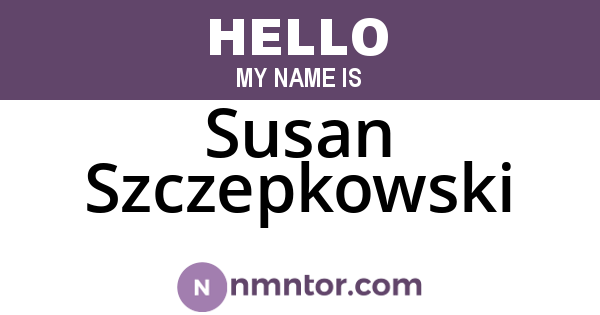 Susan Szczepkowski