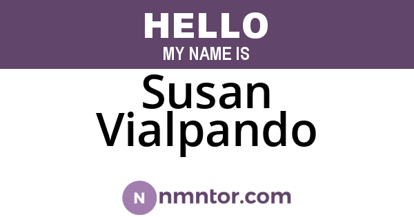 Susan Vialpando