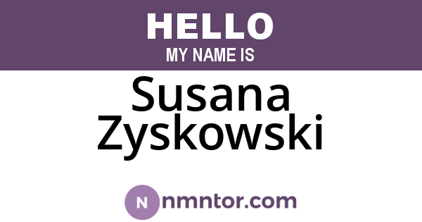Susana Zyskowski