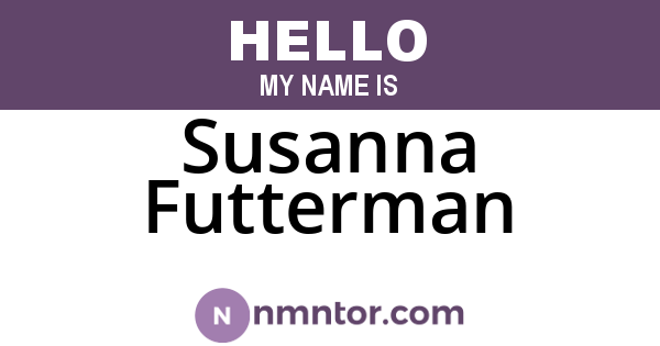 Susanna Futterman