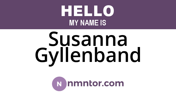 Susanna Gyllenband