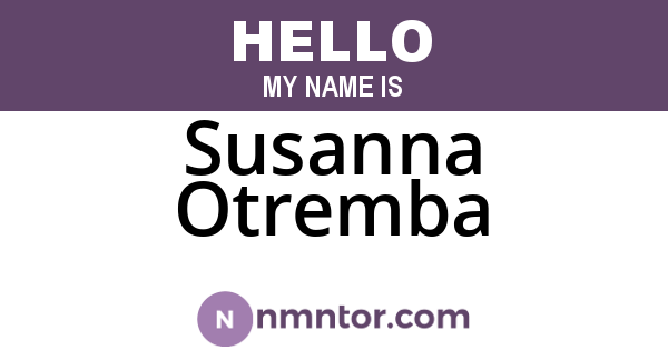 Susanna Otremba