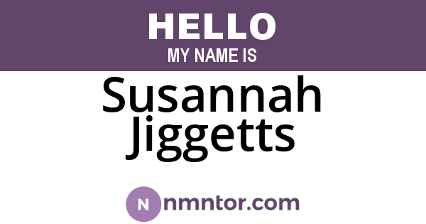 Susannah Jiggetts