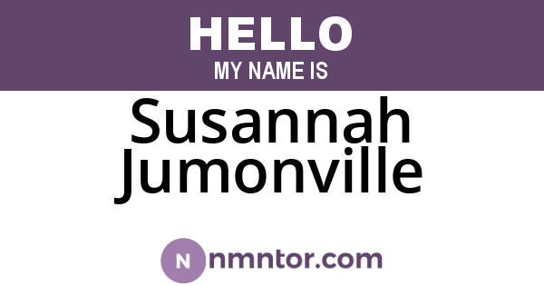 Susannah Jumonville
