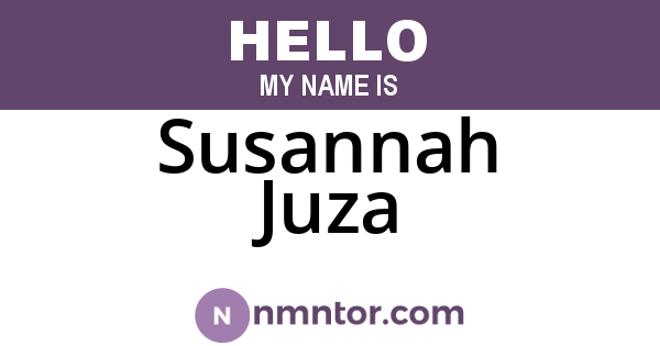 Susannah Juza