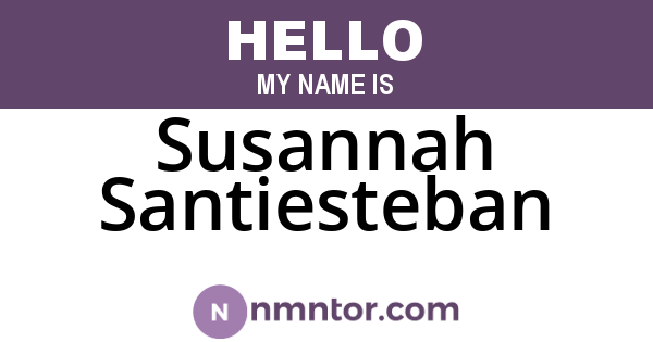 Susannah Santiesteban