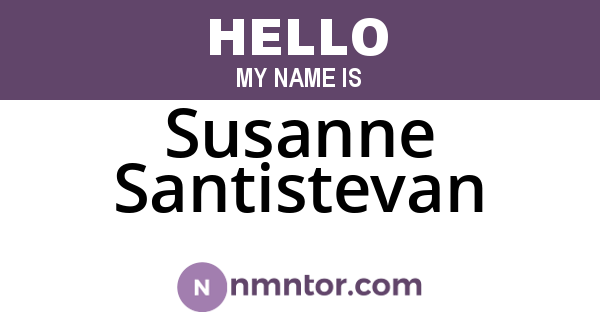 Susanne Santistevan