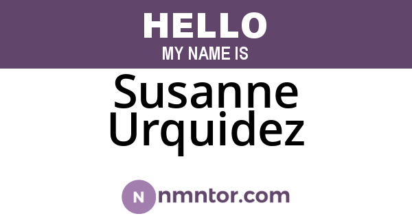 Susanne Urquidez