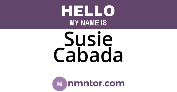 Susie Cabada