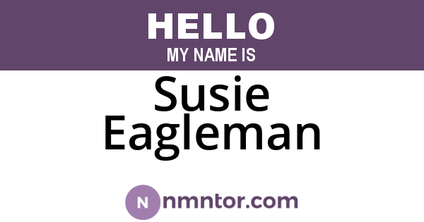 Susie Eagleman