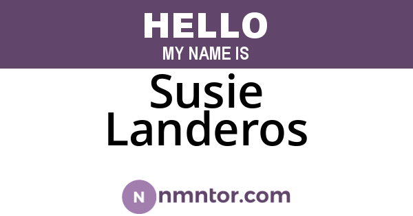 Susie Landeros