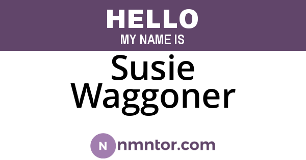 Susie Waggoner