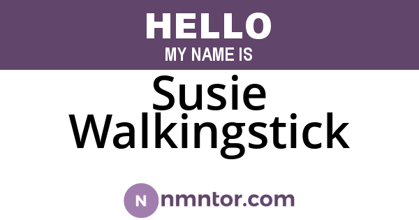 Susie Walkingstick