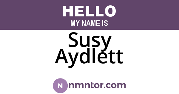 Susy Aydlett