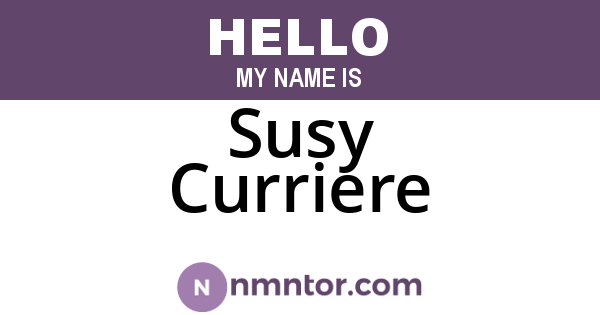 Susy Curriere