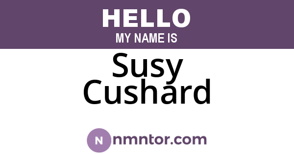 Susy Cushard