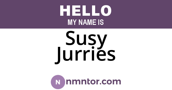 Susy Jurries