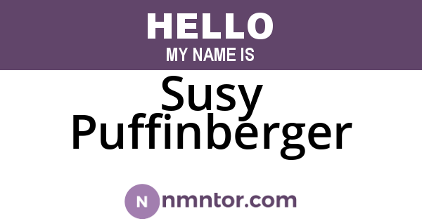 Susy Puffinberger