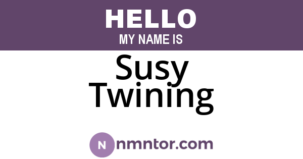 Susy Twining
