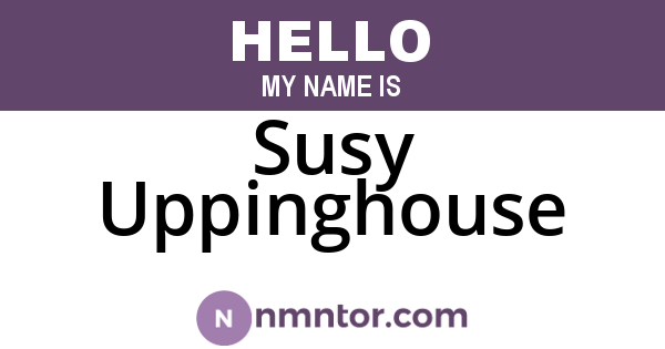Susy Uppinghouse
