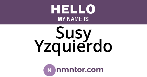 Susy Yzquierdo