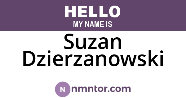 Suzan Dzierzanowski