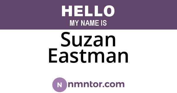 Suzan Eastman