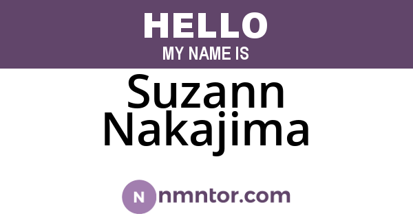 Suzann Nakajima