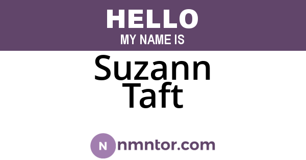 Suzann Taft