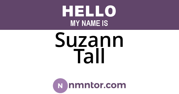 Suzann Tall