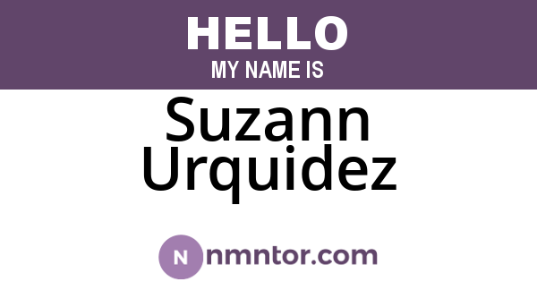 Suzann Urquidez