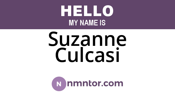 Suzanne Culcasi