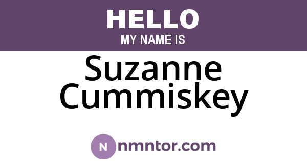 Suzanne Cummiskey