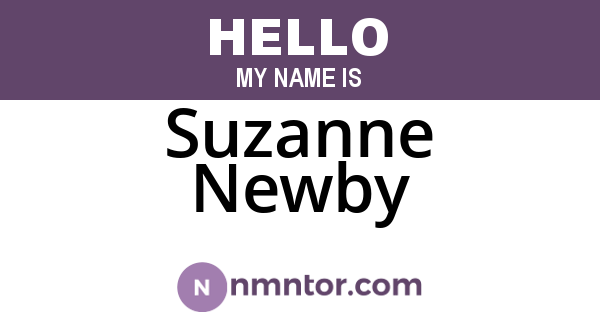 Suzanne Newby