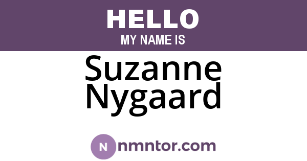 Suzanne Nygaard