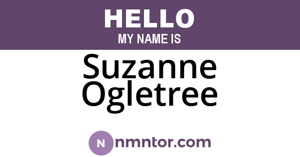 Suzanne Ogletree
