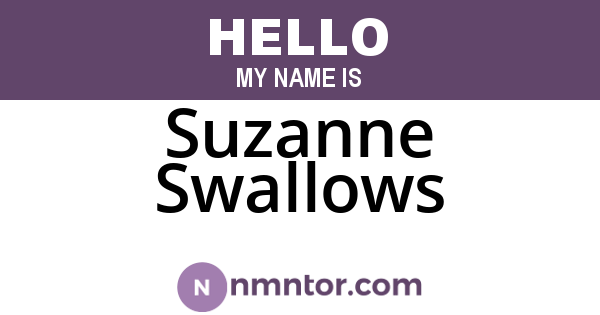 Suzanne Swallows