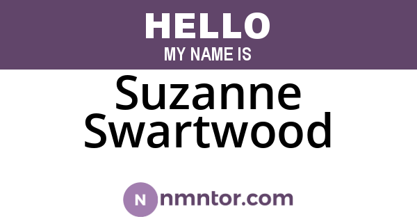 Suzanne Swartwood