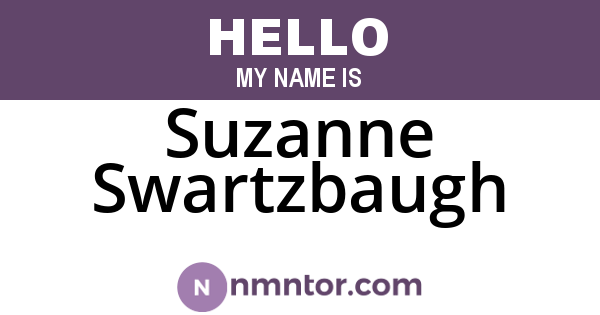 Suzanne Swartzbaugh