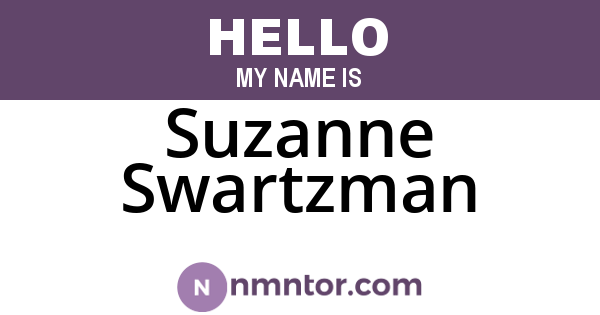 Suzanne Swartzman