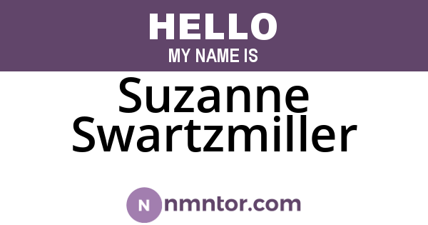 Suzanne Swartzmiller