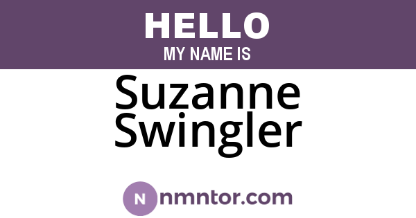 Suzanne Swingler