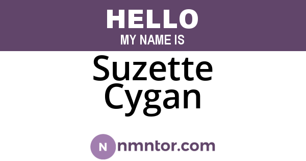 Suzette Cygan