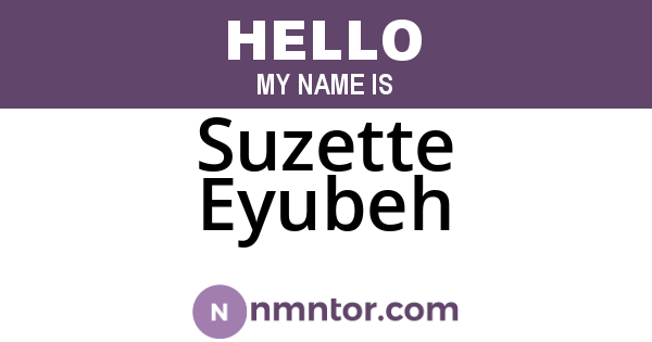 Suzette Eyubeh