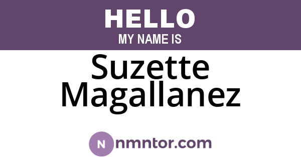 Suzette Magallanez