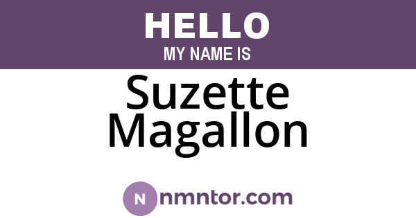 Suzette Magallon