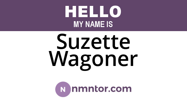 Suzette Wagoner