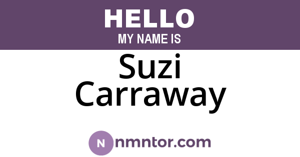 Suzi Carraway